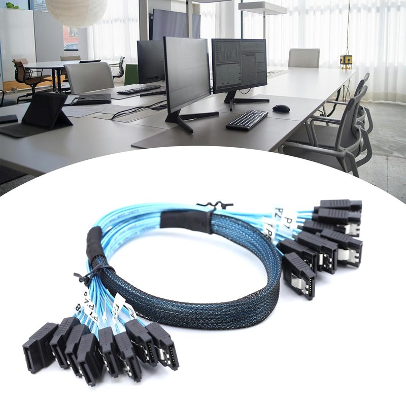 SATA 3 Data Cable 0 5m 7 Pin for Mining Rigs SSD HDD Drive Connection - Image 3